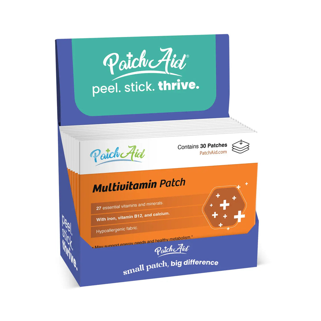Multivitamin Plus Topical Patch – 27 Essential Vitamins & Minerals | Daily Wellness Support
