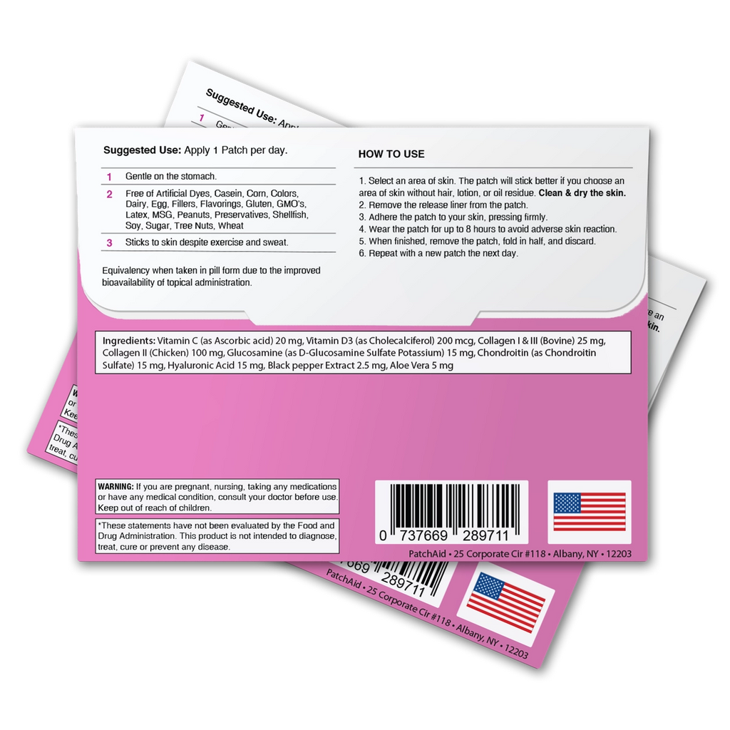 Advanced Collagen Plus Patch - Skin, Joint & Bone Health