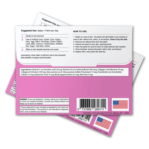 Advanced Collagen Plus Patch - Skin, Joint & Bone Health