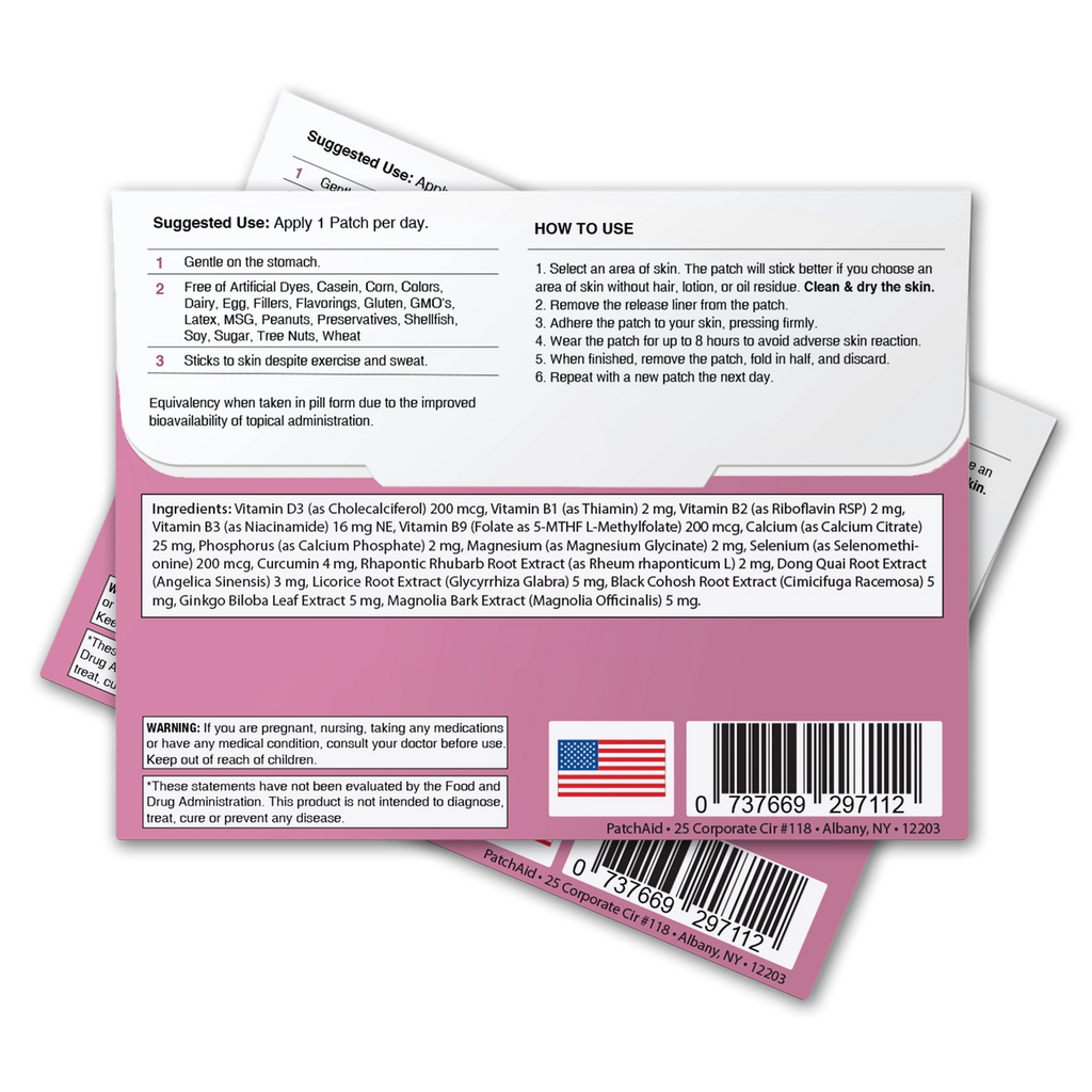 Menopause Relief Patch - Natural Symptom Relief & Support